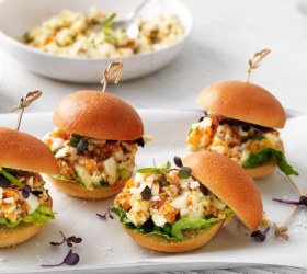 Honey Mustard Egg Salad Sliders